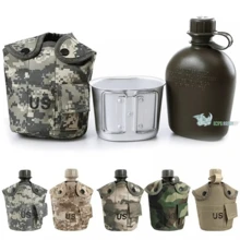 Cantimplora Militar Tactica Senderismo Pesca Paintball Agua LEODY