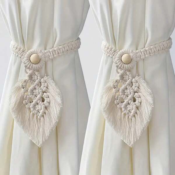 1 Stück / 2 Stücke Vorhang-Haltebänder im Retro-Stil für Zuhause, Schlafzimmer, Büro oder Schule zur Dekoration von Haus und Zimmer