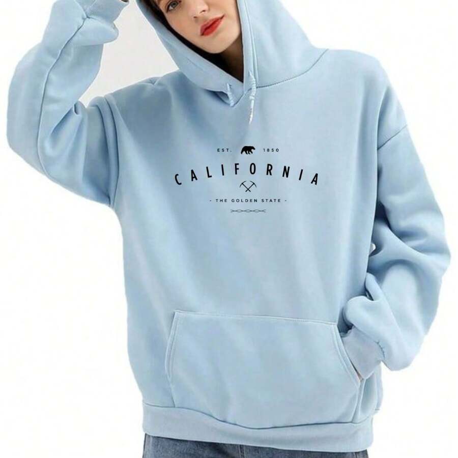 Women Sweatshirts - Màu xanh lam - Xem 1