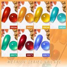 4入組金屬凝膠指甲油紅玫瑰鏡面琺瑯凝膠UV LED半永久性閃光亮光專業美甲藝術