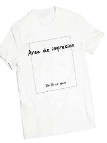 Playera Camiseta para hombre sublimada, Peso diseño original - Blanco - Ver 4