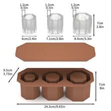 1pc Ice Cube Mold, Freezing Ice Cube Making Tool,  Material, Press To Release Ice Cubes, Homemade Ice Maker For Household Refrigerator, Transparent Box, One-Click Ice Release, Dustproof & Odor-Proof, Stackable Design - Multicolor - View 11