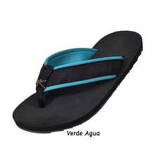 Men Flip Flops & Slides - Verde Água - 查看 1