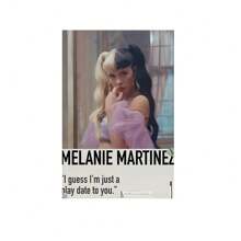 1pc  Singer Melanie Martinez Poster Self-Adhesive Art Poster Retro Canvas Painting Room Bar Cafe Vintage Decorative Frameless - Multicolor - View 41