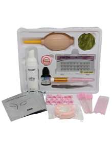 Kit Pestañas 1x1, Para Aplicación De Extensión De Pestañas y Entrenamiento para aplicacion de pestañas - Multicolor - Ver 4