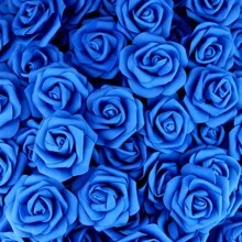 15pcs/20pcs/25pcs/30pcs/50pcs 7cm Diameter Artificial Foam Flower For DIY Party Decoration