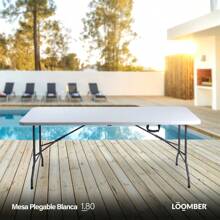 Picnic Folding Table And Chairs - White - View 6