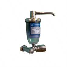Purificador de Agua Parede Cromado Cristal Abs 1/4v c50 - Prata - Visão 1