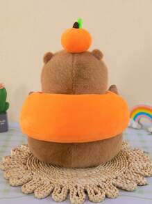 Nuevo muñeco de peluche de capibara, animal de peluche coleccionable y creativo, decoración del hogar - Marrón - Ver 6