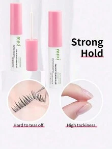 MIKIHOUSE 超级刷头睫毛胶增强粘合剂带型睫毛胶强力防水配方无刺激无乳胶快干透明，睫毛胶白色5克0.17盎司 1包 - 白色 - 查看 4