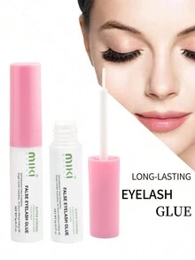 MIKIHOUSE 超级刷头睫毛胶增强粘合剂带型睫毛胶强力防水配方无刺激无乳胶快干透明，睫毛胶白色5克0.17盎司 1包 - 白色 - 查看 1