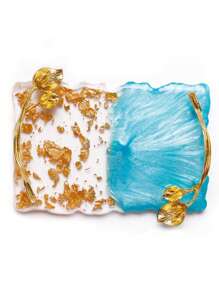 1个复古防滑指甲油调色盘，美甲工具展示框摄影道具，新款美甲展示板 - 彩色 - 查看 7