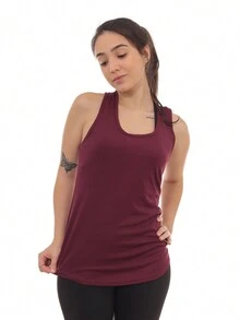 Kit 2 Camiseta Regata Feminina Dry Fit Estampada Poliester Academia