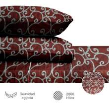 Soft Nature Juego de Sábanas Queen Size 2800 Hilos Suave Premium Estampada