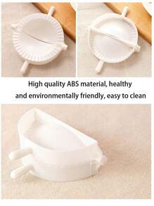 1pc/3pcs Dumpling Mold,DIY Dumpling Mold,Dumpling Maker Device,Dough Press,Quick And Easy Dumpling Maker,Plastic Mold For Perfectly Shaped Dumplings,Manual Dumpling Maker,Plastic Dumpling Mold,Fast Dumpling Clip,Ideal DIY Tool For Making Calzone, Dumpling, Empanada, Pie, Ravioli, Etc,For DIY Shop,Restaurants,Bakeries,Kitchen Tools