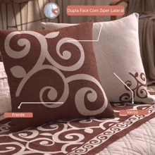 Turin Premium Complete King Size Bedspread Kit 14 Pieces 180 Thread Count - Màu Khaki - Xem 5