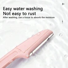 6pcs Safety Foldable Eyebrow Razors, Stainless Steel Blade Beauty Tool For Beginners - Multicolor - View 5