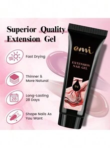 Colores de uñas en gel Poly: kit de 6 colores de gel de extensión Poly en tonos nude, rosa y marrón, adecuado para la vida diaria casual, kit de salón de uñas de manicura de gel UV removible, kit de gel de extensión de uñas construtoras, herramientas de belleza de arte de uñas DIY, regalos para el día de San Valentín/Navidad para mujeres