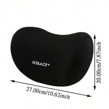 1 PC Màu Đen Tựa Đầu Ô Tô Mút Cổ Ô Tô Gối Thắt Lưng, Gối Thoải Mái Sử Dụng Trên Ô Tô - màu đen - Xem 9