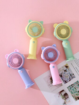 AOYI Small Battery Operated Lash Fan, Mini Personal Eyelash Makeup Fans, Portable Handheld Fan, Desk Fan Cooling For Office, Home, School, Makeup, Beach, Summer, Batteries Not Included