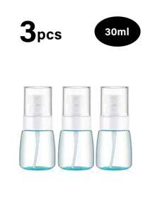 噴霧瓶小型30ML/60ML/100ML空迷你旅行大小噴霧瓶，適用於精油旅行容器，化妝品，迷你塑料噴霧瓶，可用於髮漆，化妝水，香水，可加注 - 彩色 - 查看 25