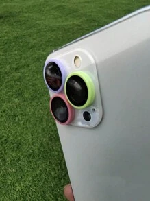 3 piezas Película protectora de cerámica resistente a los arañazos para lentes de visión nocturna, regalo para cumpleaños, familia y amigos. Protector de lente, accesorios para teléfonos a prueba de agua, a prueba de golpes, antideslizante y antihuellas dactilares de cobertura completa - Multicolor - Ver 3