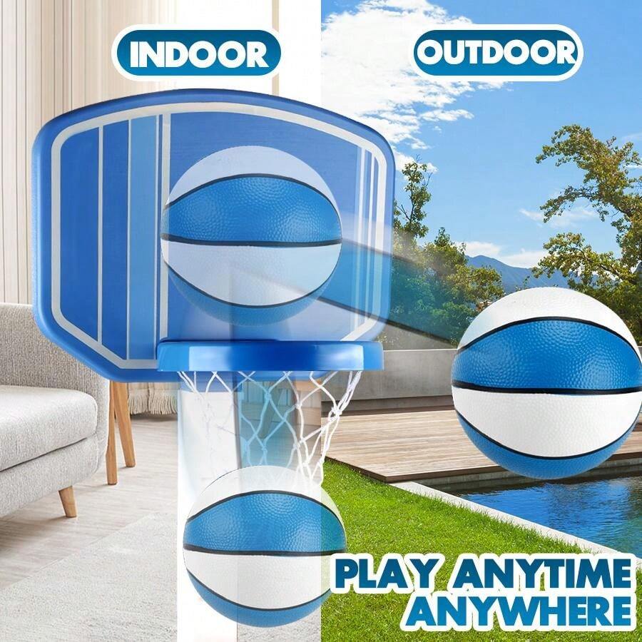 FANTASK 8-in-1 Klappbarer Basketballautomat Mit Bällen - Elektrische Schießmaschine Für Kinder & Erwachsene