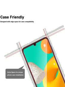 2 Stücke 9H HD transparente gehärtete Glasbildschirmschutzfolie kompatibel mit Samsung Galaxy/Redmi/Mi Poco S24 Ultra S24 PLUS S24 S23FE S23 S22 S21 FE A25 A15 A55 A05 S25 - keine Blasen, einfach anzubringen, langanhaltend und stabil, glatte Glasoberfläche, bietet Bildschirmschutz, Geschenk für Geburtstag, Familie, Freunde, Handyzubehör, wasserdicht, stoßfest, kratzfest, fingerabdruckfest, Vollabdeckung