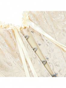 1 件女士胸部提升和收腹紧身胸衣上衣，适合晚会和婚礼万圣节