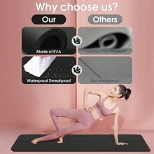 1pc 173*61*0.6cm EVA Yoga Mat For Beginners, Fitness & Dance Exercises