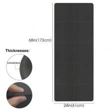 1pc 173*61*0.6cm EVA Yoga Mat For Beginners, Fitness & Dance Exercises