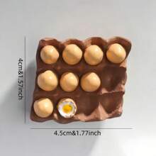 Imanes de nevera en modelo 3D de alimentos con diseño de bolsa de pan de dibujos animados, etiqueta magnética de nevera de mensaje de regalos de sostenedor de foto de la cocina