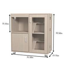 Guinea Pig Cages,4-Tier Hamster Cage Wood With Storage Cabinet, House For Rat Chinchilla, Openable Top, Acrylic Windows, Living World Deluxe Habitat X-Large