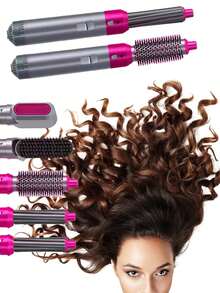 CEPILLO SECADOR DE MUJER 5 EN 1 barberia - Rosa - Ver 6