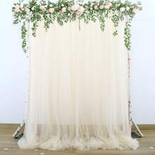1 rèm nền mỏng, màu xanh và hồng, trong mờ, 59x85 inch. Rèm nền tuyệt đối hoàn hảo cho đám cưới, tặng quà, tiệc sinh nhật, nền chụp ảnh và trang trí. - màu đặc - Xem 4
