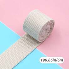 1/2Pcs 196.8 Inch Long, 1.26 Inch Wide, Polyester-Cotton Colored Webbing, Portable Webbing,Knapsack Strapping Sewing Bag Belt Accessories For Apparel Sewing Fabric DIY Christmas Decoration,Polyester DIY Webbing, Backpack Strap Ribbon