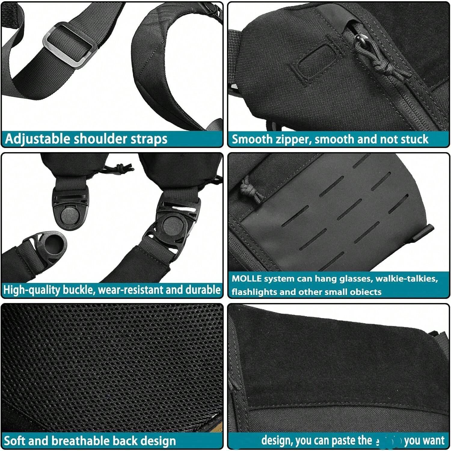 Crossbody Sling Bag With Holster, Anti Thief Conceal Carry Handgun Bag