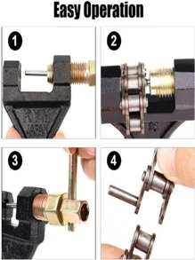 Cortador Cadena Extractor Pernos Remachadora Moto Bicicleta Vmingo Mexico - Negro - Ver 6