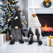 1pc Coffee Gnome Plush Faceless Doll Halloween Gnomes Ornament For Farmhouse Festival Plush Doll Christmas Decorations For Home - Multicolor - View 3