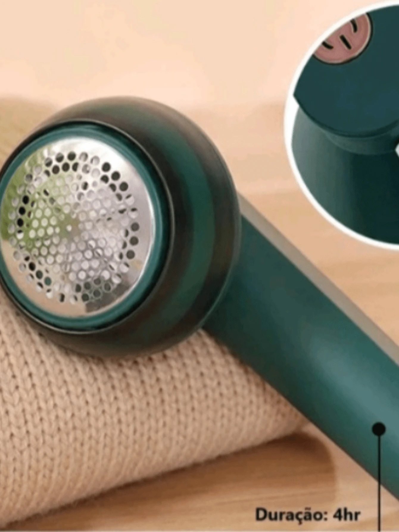 Electric Lint Remover Clothes Lint Remover Cordless Rechargeable Trimmer - Green - View 1