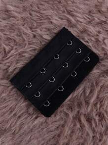 6 sztuk/paczka 3-kolorowy haczyk do biustonosza i przedłużacz taśmy z oczkami z 3 rzędami/4 haczykami na tylny pasek biustonosza DIY szycie - Wielokolorowe - Zobacz 11