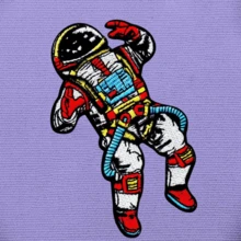 太空人失落的宇航員貼布刺繡貼紙裝飾物 個性化DIY縫製手工貼布徽章，適用於服裝、鞋子、帽子、包裝、修補和拼接熱熔膠熨斗貼花。 - 彩色 - 查看 5