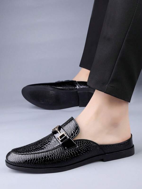 Mocasines slip-on de moda para hombres, zapatos casuales de negocios con estilo (Talla pequeña)