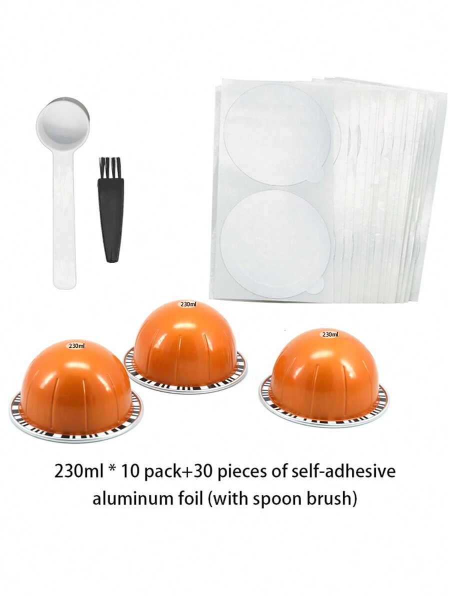 Tương thích với máy pha cà phê viên nang Vertuo DIY, Vỏ viên nang cà phê Vertuo-Vật dụng học tập 230ml