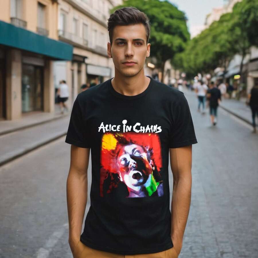 Men T-Shirts - 黑色 - 查看 1