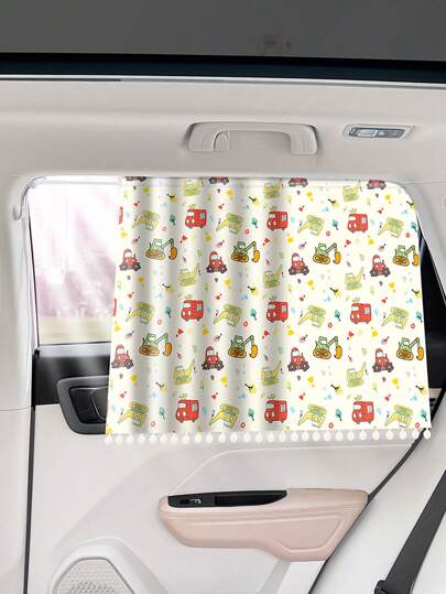 1入組汽車遮陽帘，汽車隱私窗簾，帶吸盤的遮陽帆布可防止汽車曬太陽