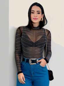 Women Bodysuits - màu đen - Xem 1