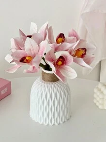 1/2 束真实触感鲜花人造花干花户外婚礼办公室家庭聚会客厅桌面装饰、情人节、礼物 - 彩色 - 查看 3