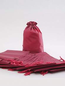 5 个哑光抽绳袋，彩色火焰图案，特殊服装内衣袜子包装塑料袋房间装饰家居装饰秋季装饰卧室装饰 - 多色 - 查看 12