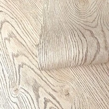 LFASCU 1卷x10M灰色PVC木紋自粘壁紙，可拆卸且易於安裝貼紙，適用於廚房櫥櫃台面、桌面、家具翻新和家居牆壁裝飾。DIY、防水、耐油且易於清潔。剝離並黏貼，尺寸：17.7英寸x 393.7英寸 - 米色 - 查看 1